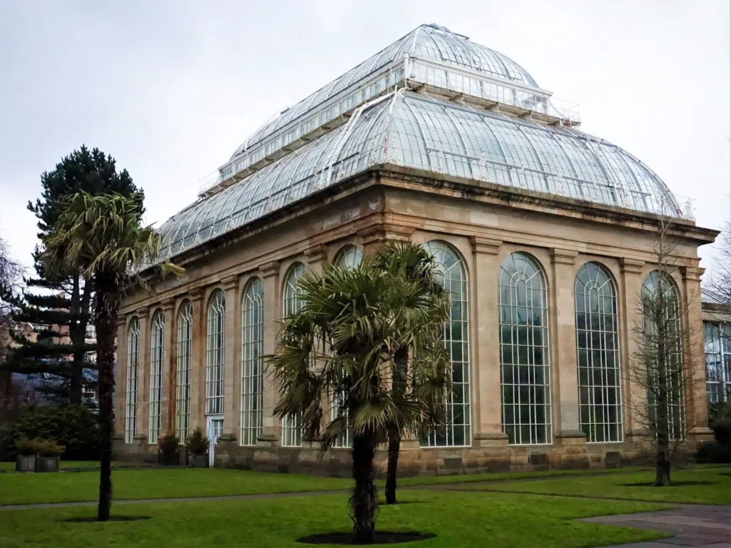 Exterior of the Royal Botanic Garden in Edinburgh.