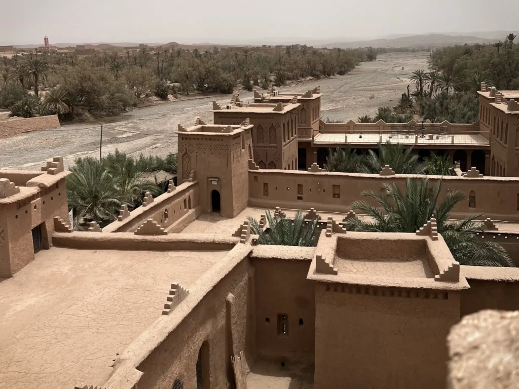 Overlooking Kasbah Amridil in Skoura, Morocco. 
