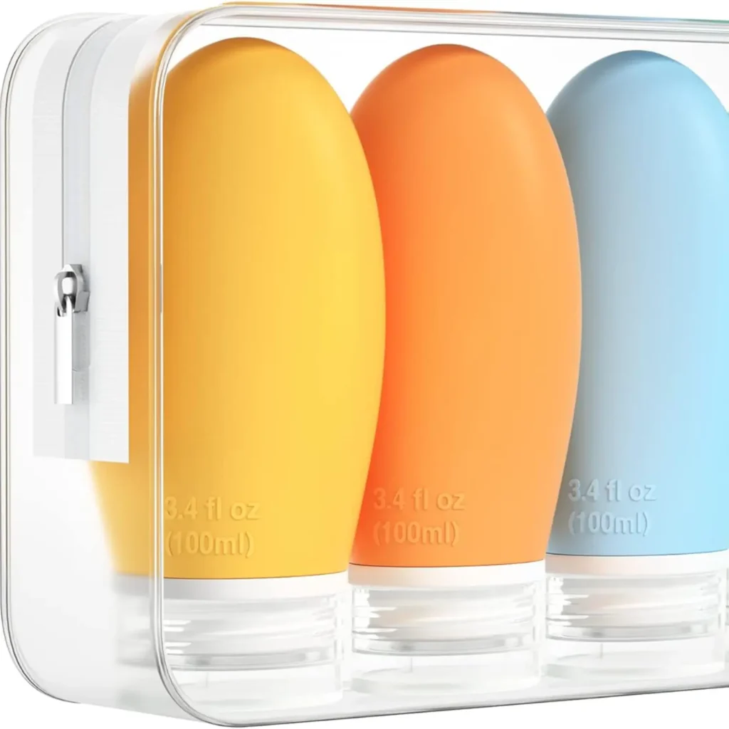 Morfone 100ml Silicone Travel Bottle for Toiletries