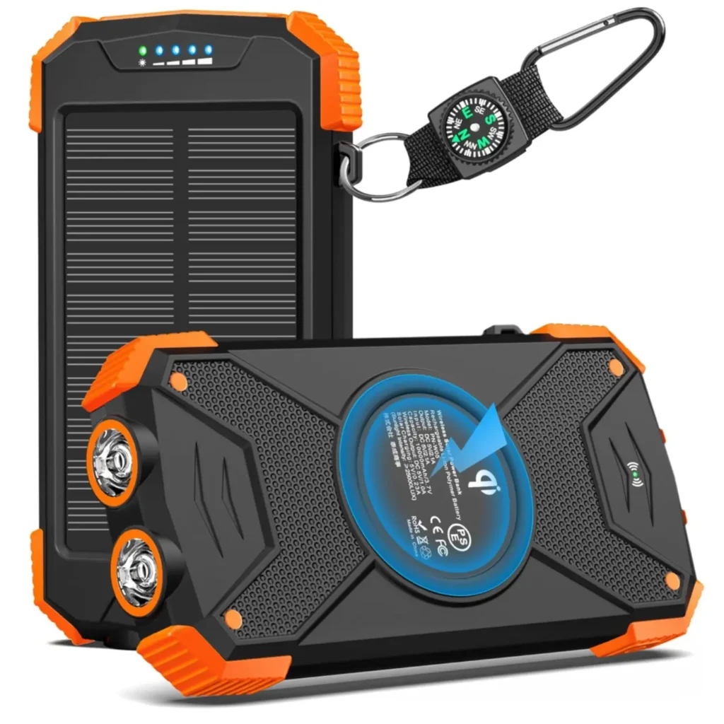 BLAVOR Solar Power Bank Solar Charger 10,000mAh with PD 20W Fast Charging